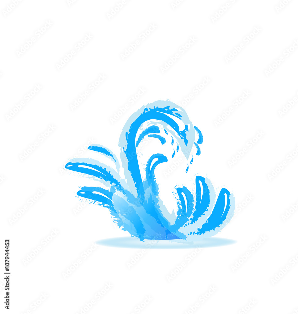 Water splashes vector Water splashes vector