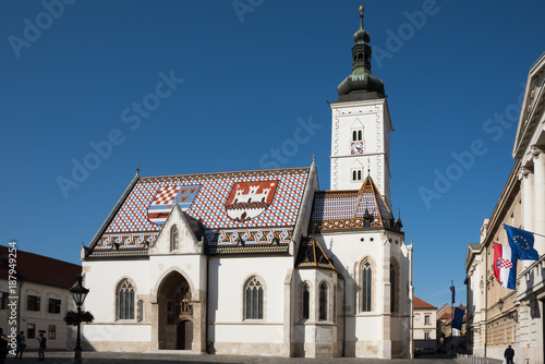 Zagreb, Croatia, Crkva sv.Marka,Church of St.Mark , 聖マルコ教会、クロアチア、ザグレブ、