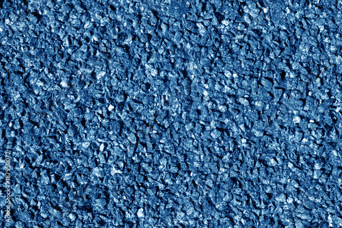 Asphalt texture in navy blue color.
