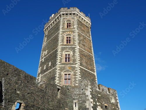 The medieval castle of Oudon, Loire Atlantique departement, France photo