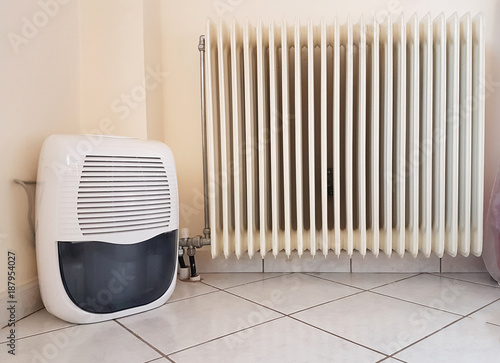 humidifier and  heater old in the room photo