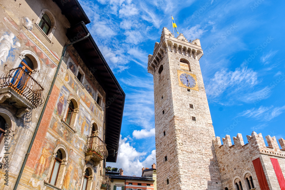 Trento Italy Torre Civica case Cazuffi Rella europa landmarks