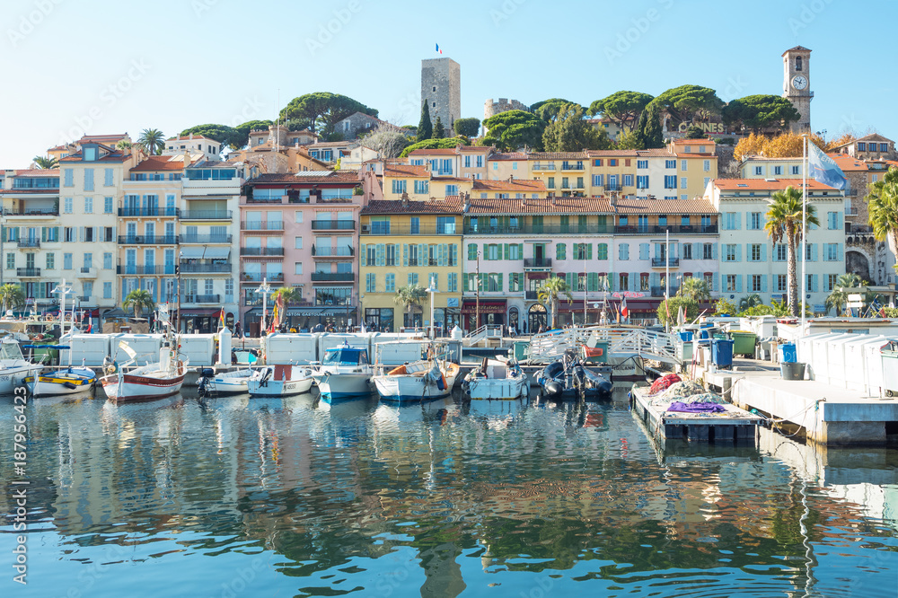 Some famous places on the Cote d'Azur