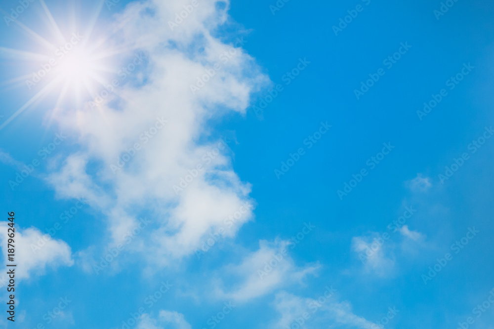 Blue sky background with cloud. Blue sky background with cloud.