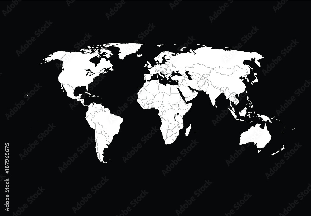 World map illustration vector World map illustration vector
