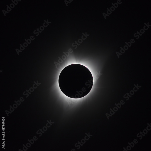 Inner corona during total solar eclipse of 2017