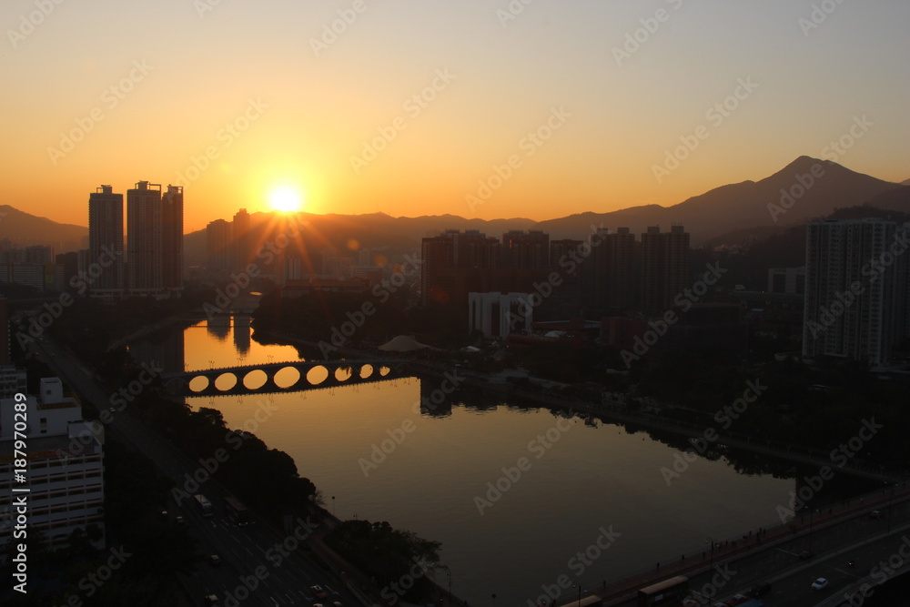Shing Mun River, Shatin, Hong Kong Shing Mun River, Shatin, Hong Kong
