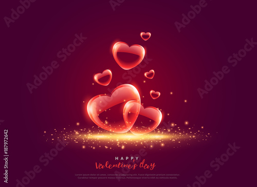 creative love background for valentine's day