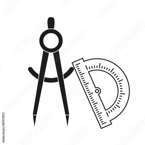 Divider and protractor icons