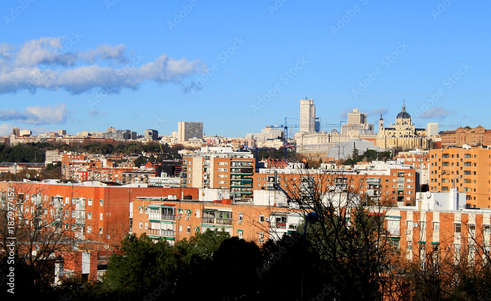 City view of Madrid, Spain