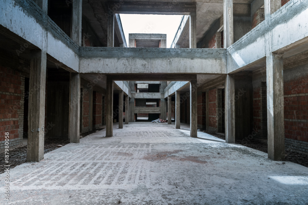 Interior of unfinished building. Iuncompleted building in Sharm El Sheikh, Egypt. Interior of unfinished building. Iuncompleted building in Sharm El Sheikh, Egypt.