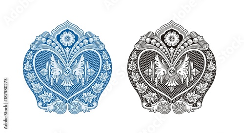 Royal Vintage Ornament vector 