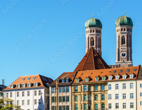 Cathedral of Our Dear Lady, The Frauenkirche in Munich city, Germany