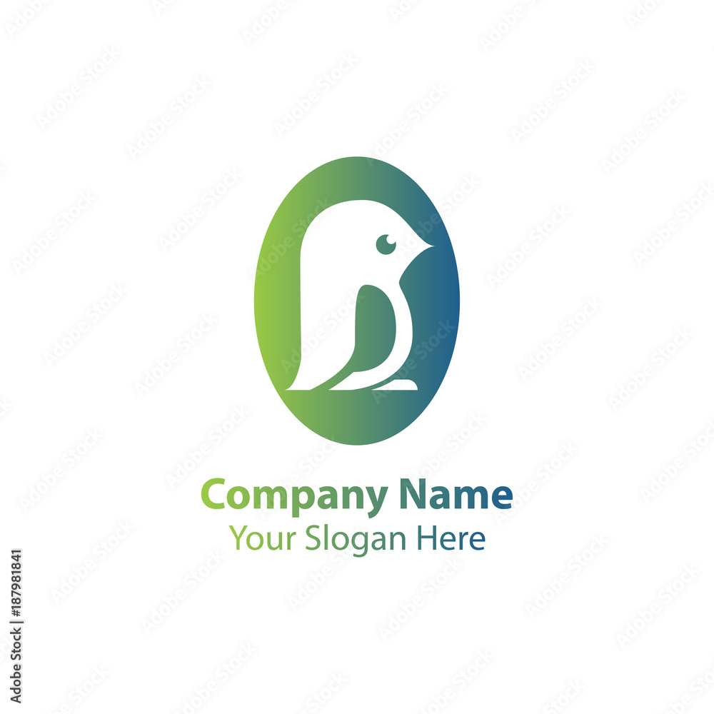 Penguin logo design Penguin logo design