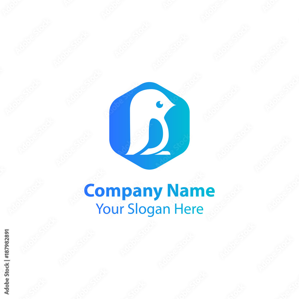 Obraz premium Penguin logo design