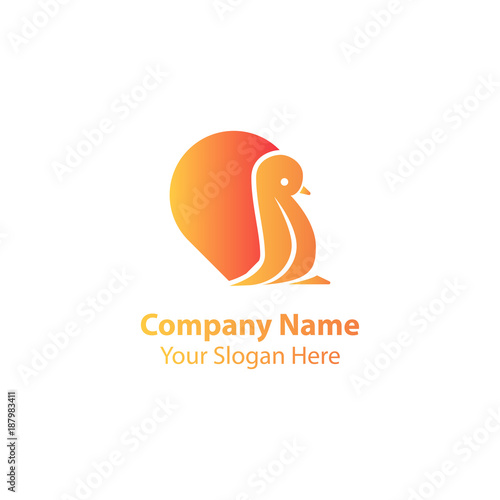 Penguin logo design