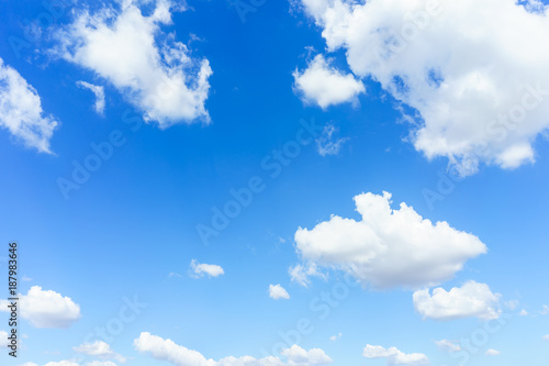 Fototapeta Naklejka Na Ścianę i Meble -  Clouds with blue sky background.