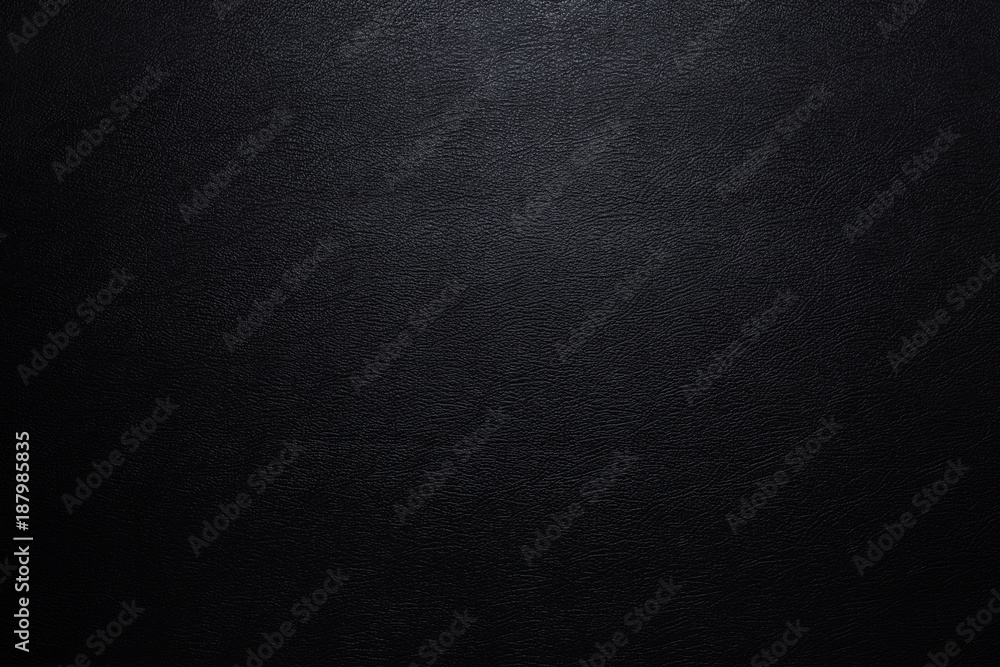 Close up Luxury black leather texture surface for background and space for your text.