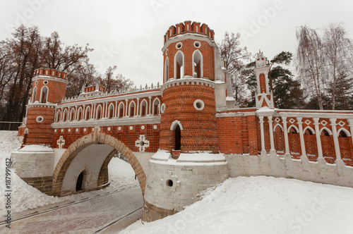 Photography bridge in the Tsaritsino Museum