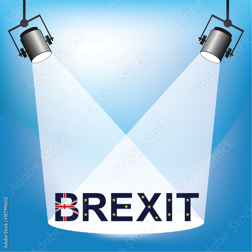 Representation of Brexit being under the spotlight 