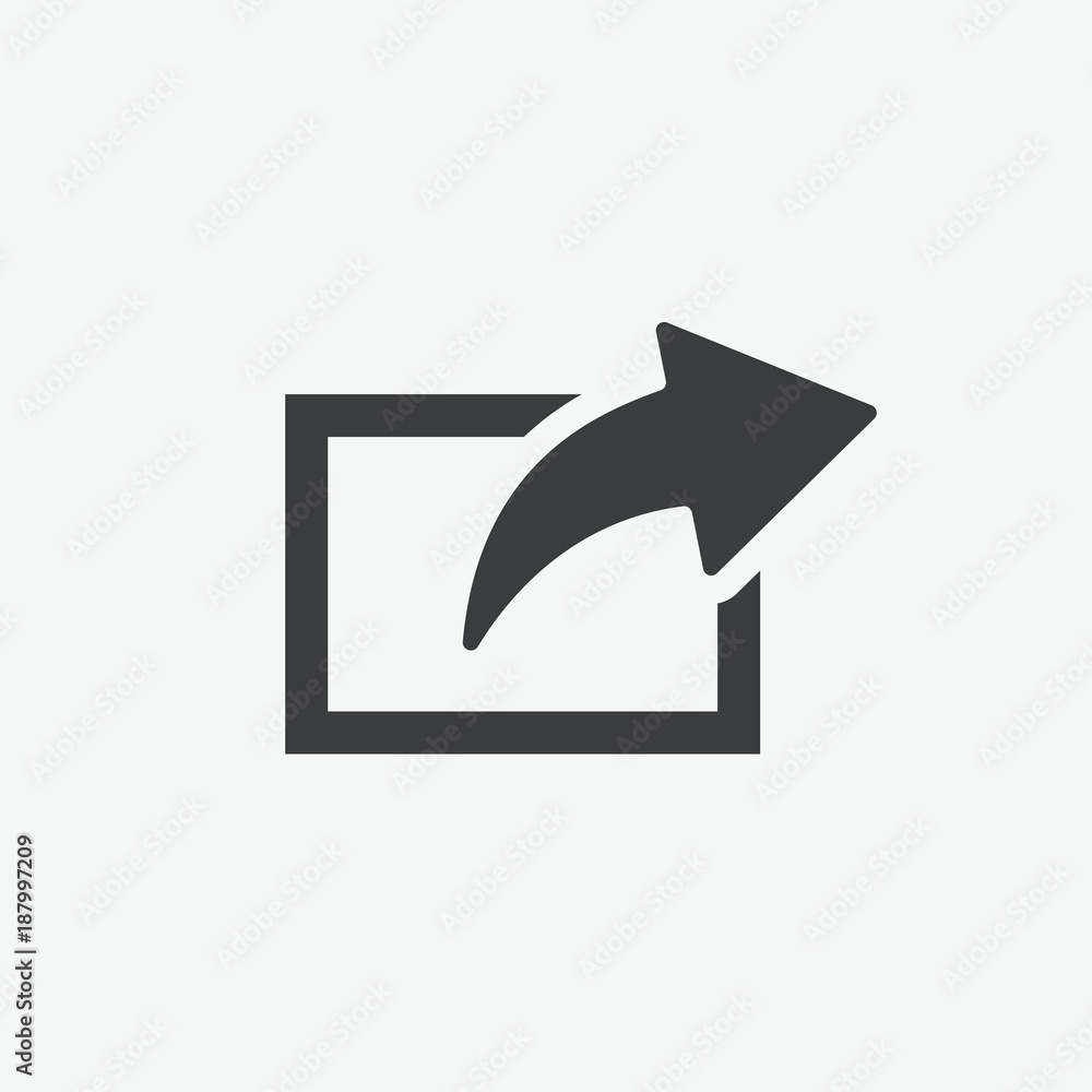 Share Arrow Vector Icon Share Arrow Vector Icon