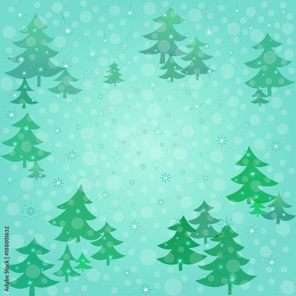 winter background with snow