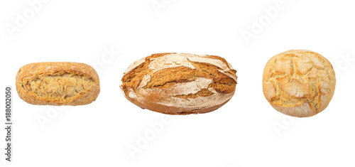 Set Bread isolated