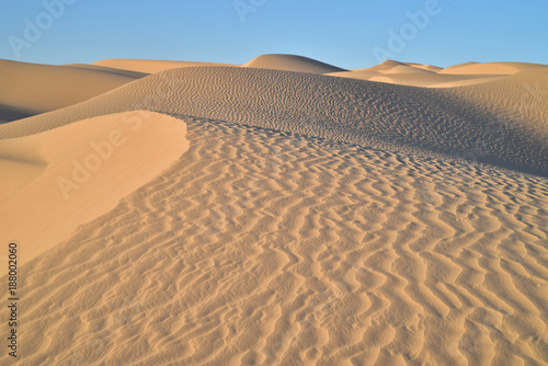 sand dunes at Imperial Sand Dunes in California