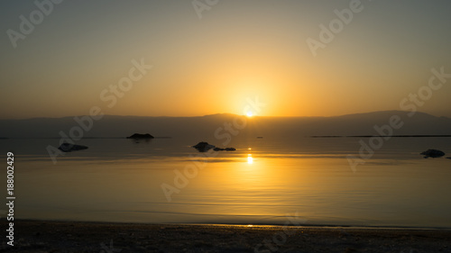 Sunrise on the Dead Sea - Israel 