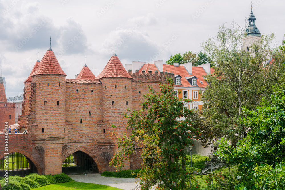 Fortezza del Barbacane a Cracovia