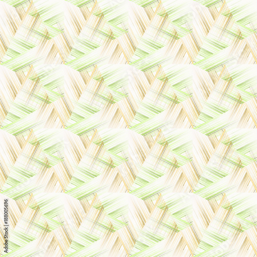 Fototapeta Naklejka Na Ścianę i Meble -  Seamless chevron zigzag pattern geometrical background White yellow, green.