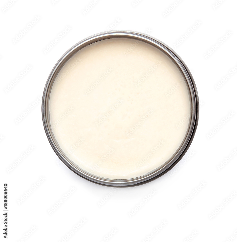 Professional hairdresser wax on white background Professional hairdresser wax on white background