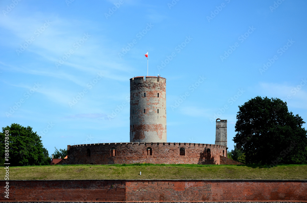 Historic fortress Wisłoujście in Gdansk (Poland)