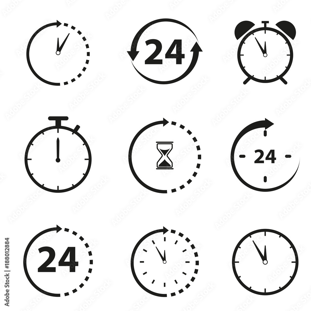 Fototapeta premium Non stop icons