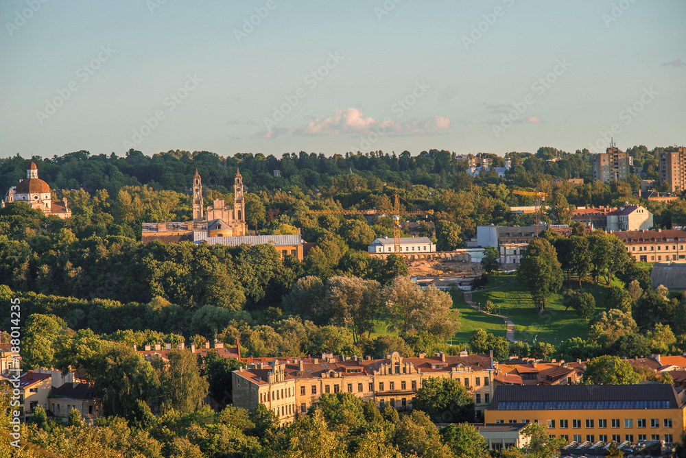 View of Vilnius from the hill