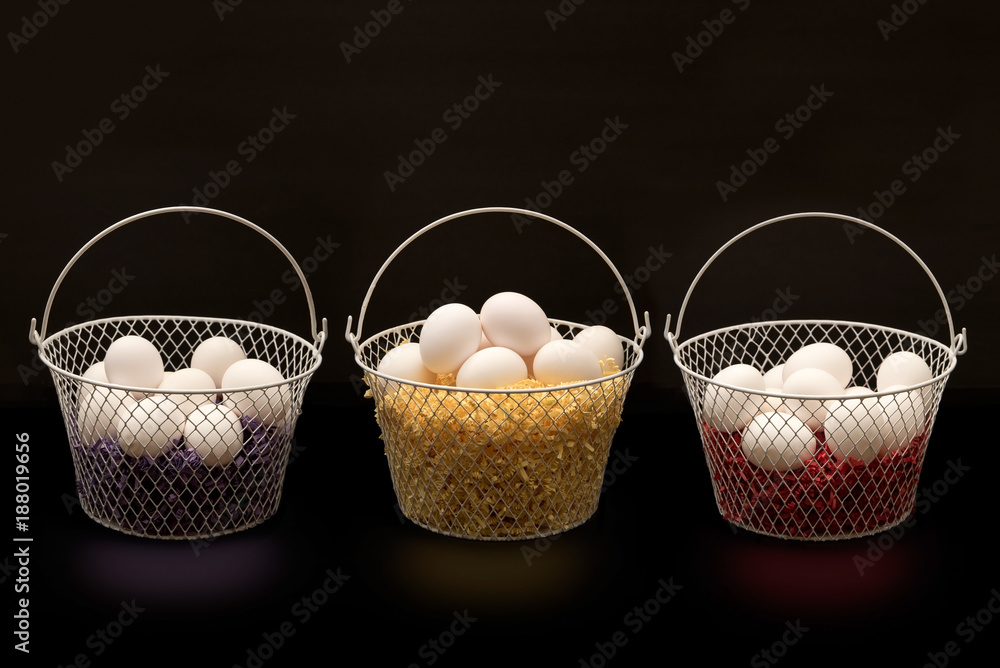 Photos Eggs in Baskets