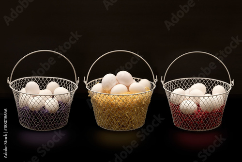 Eggs in Baskets photo