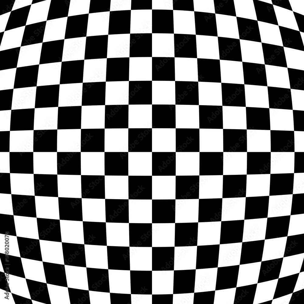 Fototapeta premium Black and white checkered background