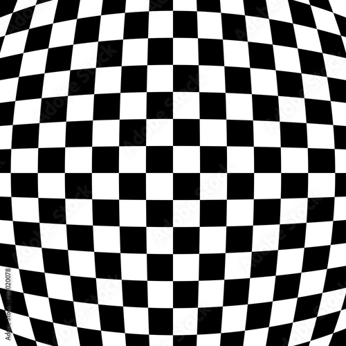 Black and white checkered background © Emma
