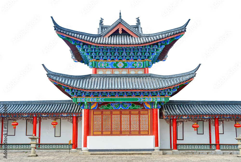 Traditional Chinese architecture. Located in Old Town of Lijiang