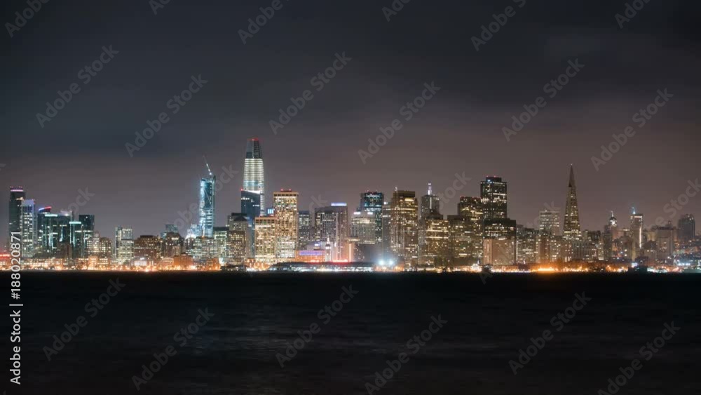 San Francisco Skyline from Treasure Island Time Lapse San Francisco Skyline from Treasure Island Time Lapse