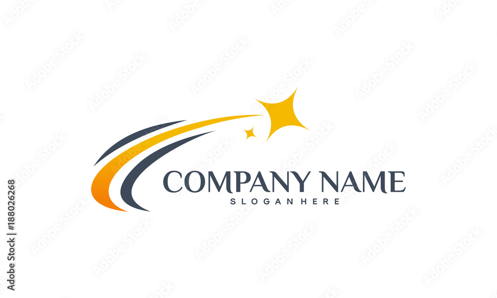 Luxury Star logo designs template, Elegant Star logo designs, Fast star ...