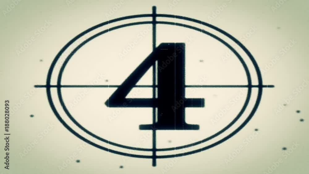 Video Background 1583: Retro film leader countdown. Video Background 1583: Retro film leader countdown.
