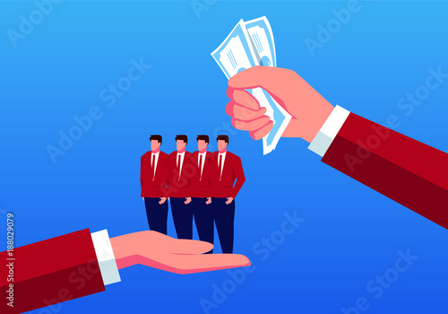 Labor in exchange for money