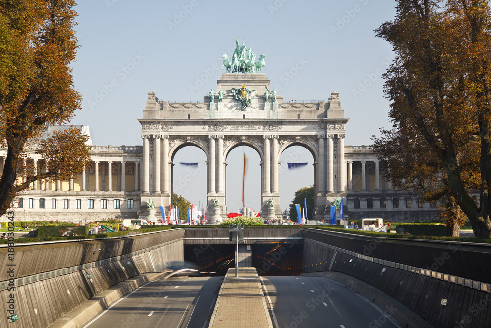 Obraz premium Arc de Triomphe In Brussels, Belgium