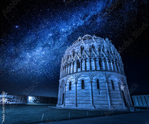 Baptistery in Pisa at night...