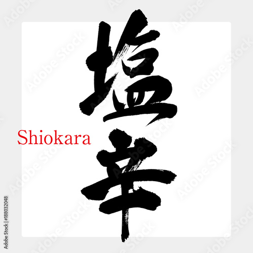 塩辛（筆文字・手書き）