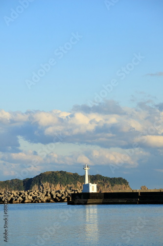 Obraz na płótnie 港の風景 宮崎県日南市 大堂津港 w salonie