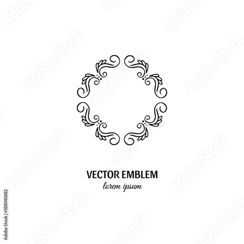  Flower frame symbol