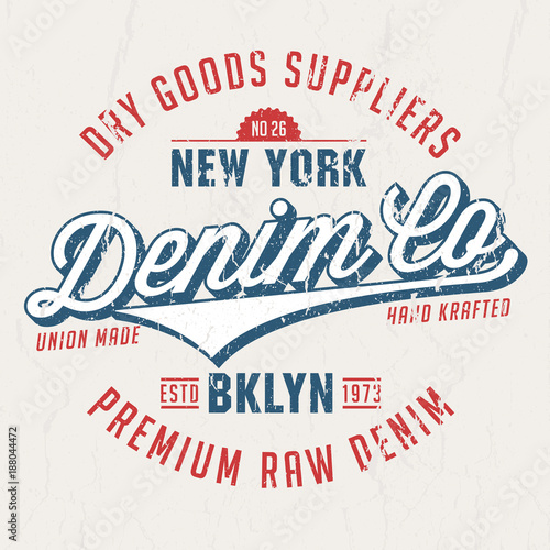 Denim Co. Dry Goods Suppliers - Tee Design For Print